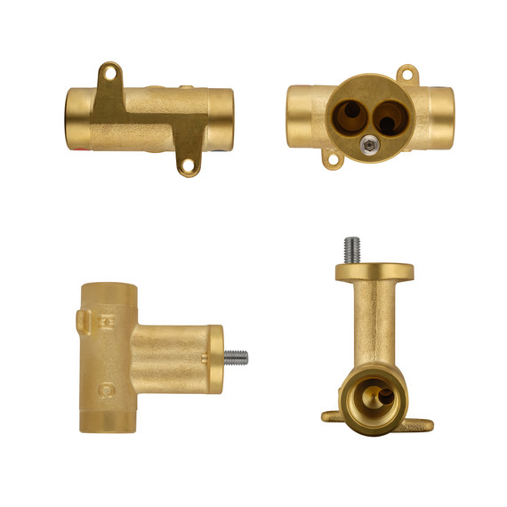 набор для гигиенического душа с термостатом Wonzon & Woghand WW-88829909-MB (со скрытой частью) чёрный - фото 5