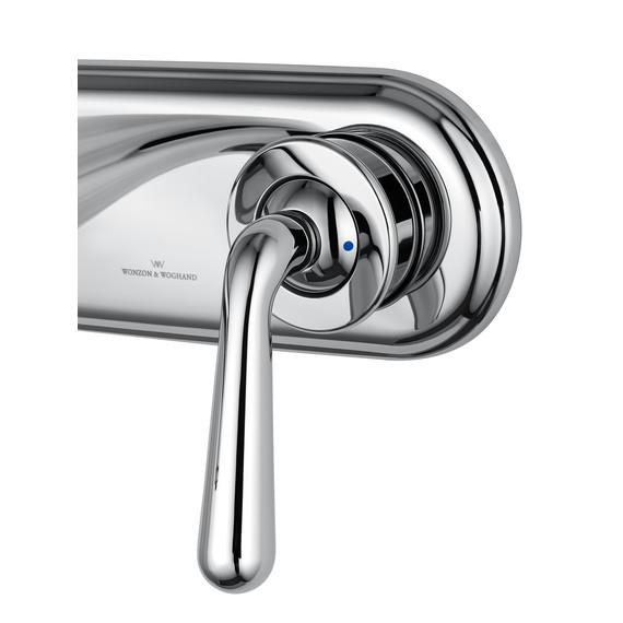 Смеситель для раковины настенный Wonzon & Woghand Steam WW-88869008-CR (со скрытой частью) - фото 4