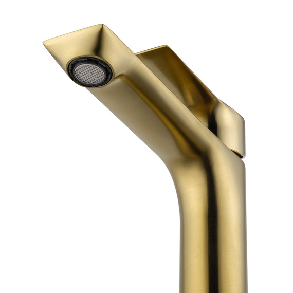 Смеситель для раковины высокий Wonzon & Woghand Brilliant WW-88019079-BG, золото - фото 3