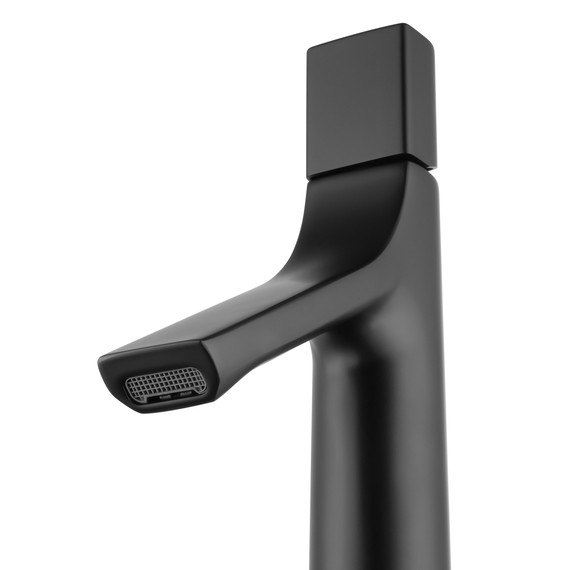 Смеситель для раковины высокий Wonzon & Woghand The one WW-H1011-MB, чёрный - фото 3