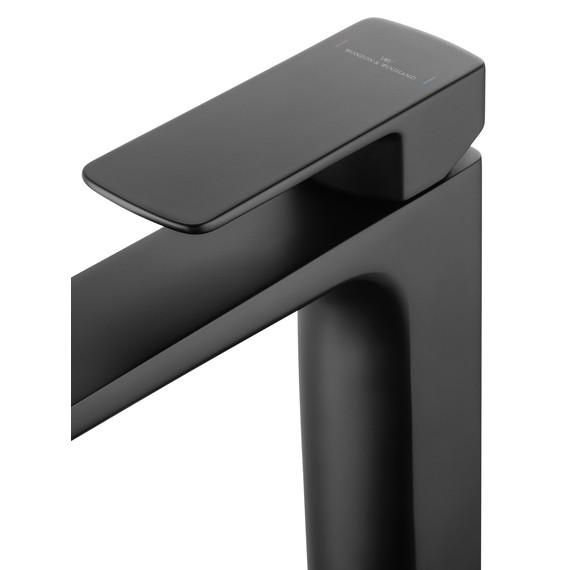 Смеситель для раковины высокий Wonzon & Woghand Edge WW-88239003-MB, чёрный - фото 4