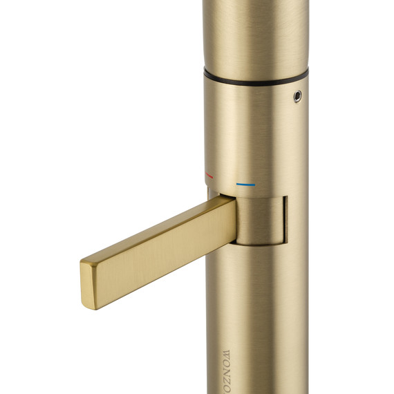 Смеситель для раковины высокий Wonzon & Woghand WW-6068-BG, золото - фото 4