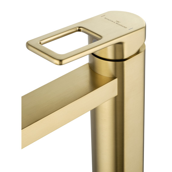 Смеситель для раковины высокий Wonzon & Woghand Frame WW-88239010-BG, золото - фото 4