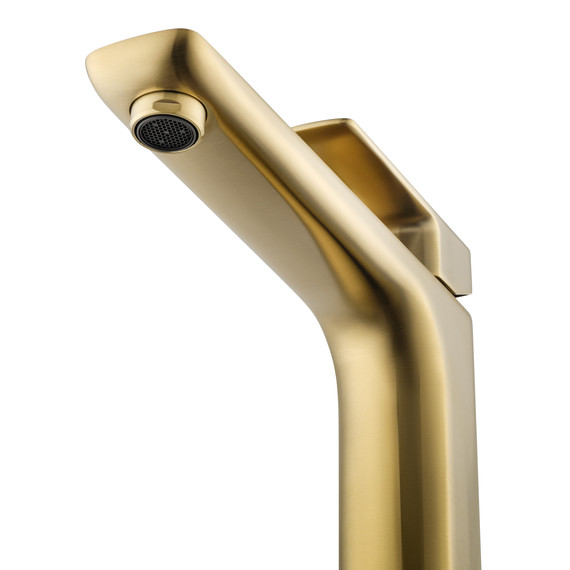 Смеситель для раковины высокий Wonzon & Woghand Edge WW-88239003-BG, золото - фото 3