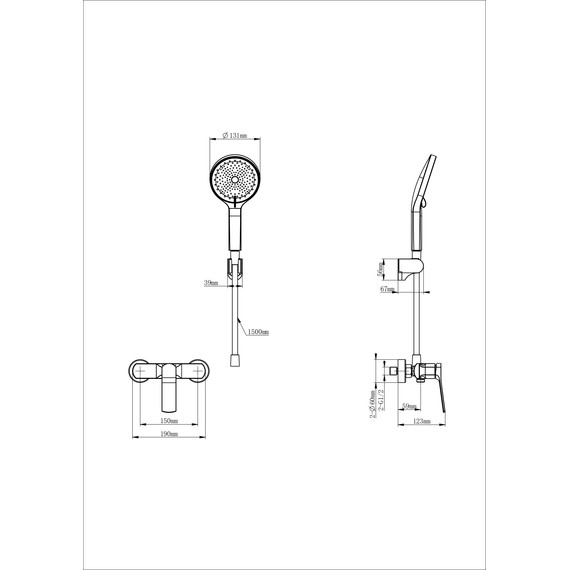 Смесители для душа Wonzon & Woghand WW-B2585-CR - фото 5