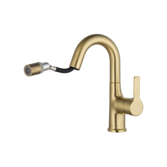 Смесители для раковины Wonzon & Woghand WW-FE01L212-BG, золото - фото 2