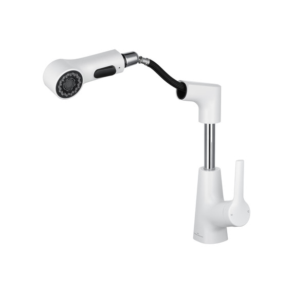 Смесители для раковины Wonzon & Woghand WW-121B108-MW, белый - фото 2