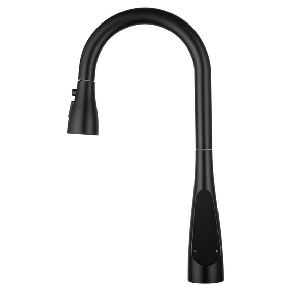 Смесители для кухни Wonzon & Woghand WW-121E201B-MB, чёрный - фото 4