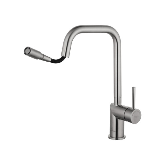 Смесители для кухни Wonzon & Woghand WW-6018-BS, никель - фото 2