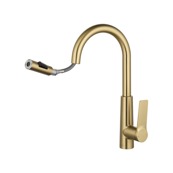 Смесители для кухни Wonzon & Woghand WW-A20782-BG, золото - фото 2