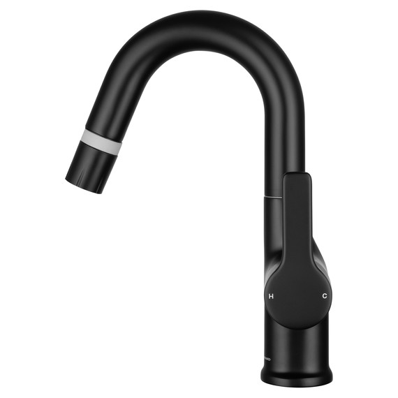 Смесители для раковины Wonzon & Woghand WW-FE01L212-MB, чёрный - фото 3