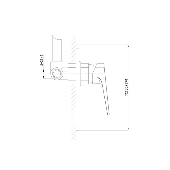 Смесители для душа Wonzon & Woghand Athens WW-084700-CR (со скрытой частью) - фото 6