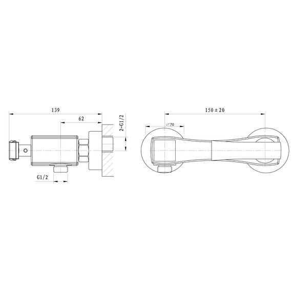Смесители для душа Wonzon & Woghand Triumph WW-564101-CR - фото 7