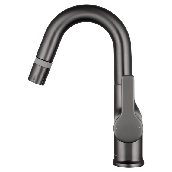 Смесители для раковины Wonzon & Woghand WW-FE01L212-BGG, тёмный графит - фото 3