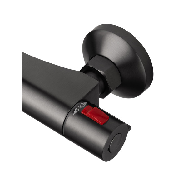 Смесители для душа с термостатом Wonzon & Woghand Inn WW-B1005-A-BGG, тёмный графит - фото 4