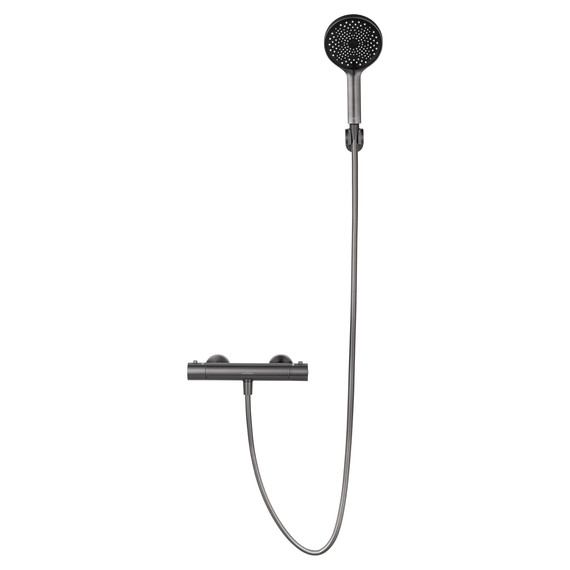 Смесители для душа с термостатом Wonzon & Woghand Inn WW-B2065-A-BGG, тёмный графит - фото 2