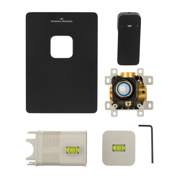 Смесители для душа Wonzon & Woghand Arnie WW-694700-2-MB (со скрытой частью) чёрный - фото 4