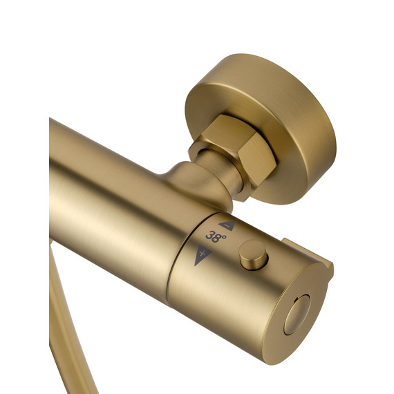 Смесители для душа с термостатом Wonzon & Woghand Inn WW-B2065-A-BG, золото - фото 5