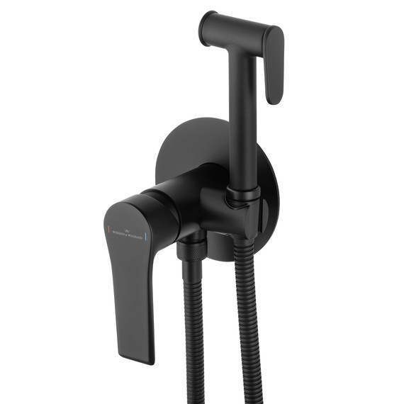 набор для гигиенического душа Wonzon & Woghand Brilliant WW-88829079-MB (со скрытой частью) чёрный - фото 3