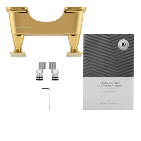 Смесители для душа Wonzon & Woghand Shakespeare WW-654101-DG, золото - фото 5