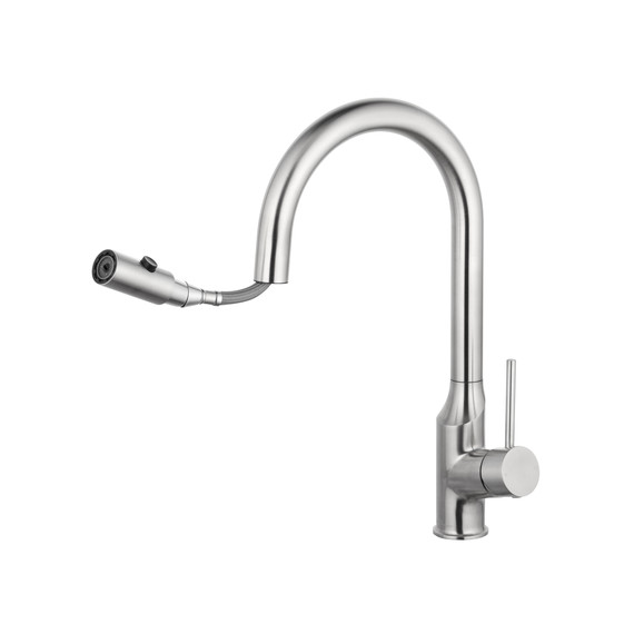 Смесители для кухни Wonzon & Woghand WW-A21252-BS, никель - фото 2