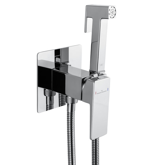 набор для гигиенического душа Wonzon & Woghand Cube 2.0 WW-88829068-CR (со скрытой частью) - фото 4