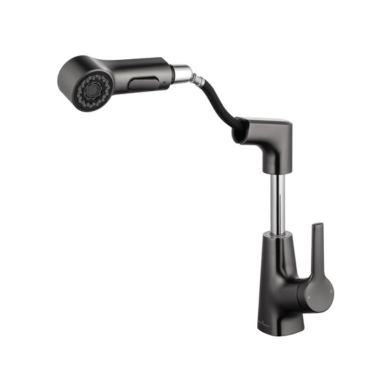 Смесители для раковины Wonzon & Woghand WW-121B108-BGG, тёмный графит - фото 2