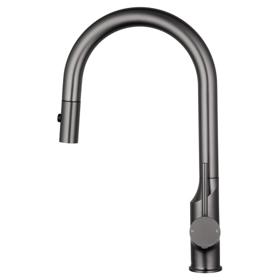 Смесители для кухни Wonzon & Woghand WW-A21252-BGG, тёмный графит - фото 3