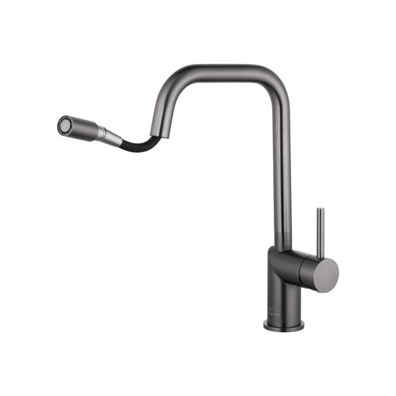 Смесители для кухни Wonzon & Woghand WW-6018-BGG, тёмный графит - фото 2