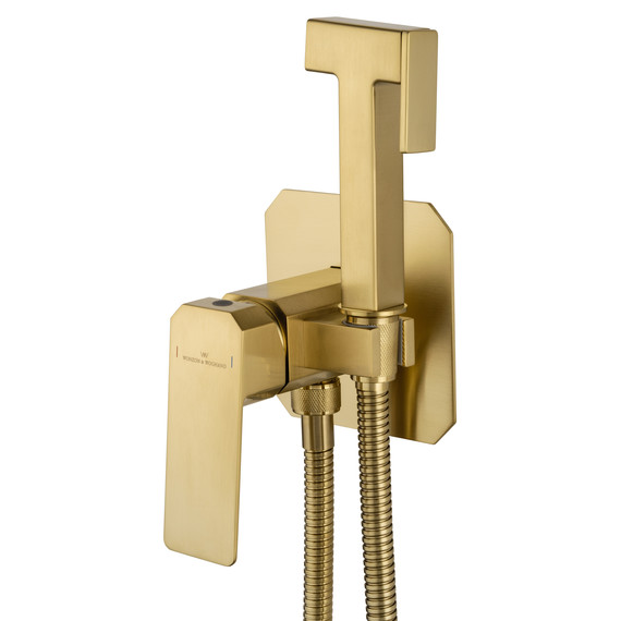 набор для гигиенического душа Wonzon & Woghand Diamond WW-88829011-BG (со скрытой частью) золото - фото 3