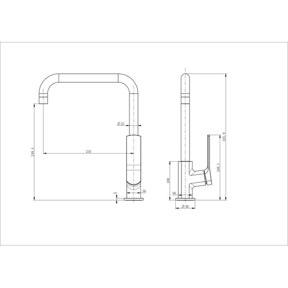 Смесители для кухни Wonzon & Woghand WW-L1006-MW, белый - фото 6