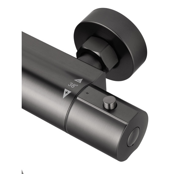 Смесители для душа с термостатом Wonzon & Woghand Inn WW-B2029-A-BGG, тёмный графит - фото 5