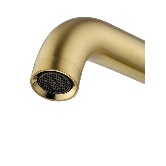 Смеситель для раковины напольный Wonzon & Woghand Stick WW-88649905-BG, золото - фото 5