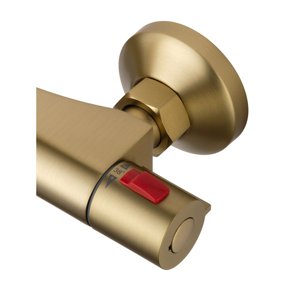 Смесители для душа с термостатом Wonzon & Woghand Inn WW-B1005-A-BG, золото - фото 4