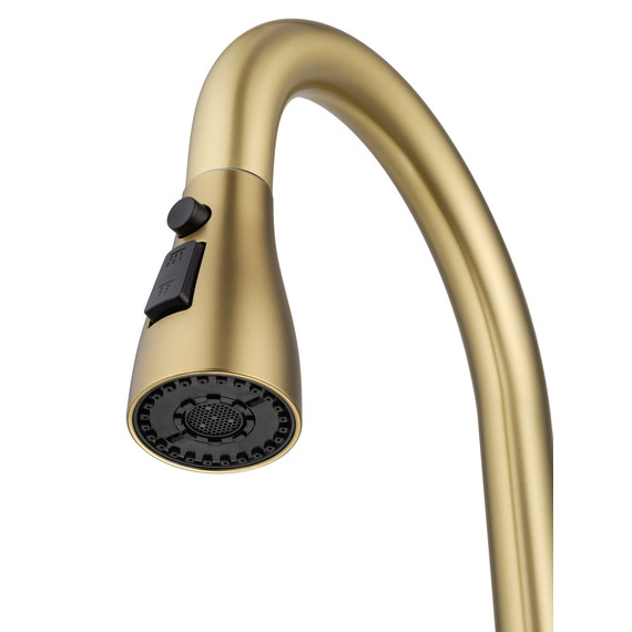 Смесители для кухни Wonzon & Woghand WW-121E201B-BG, золото - фото 4