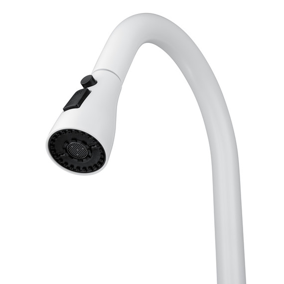 Смесители для кухни Wonzon & Woghand WW-AE54123-MW, белый - фото 4