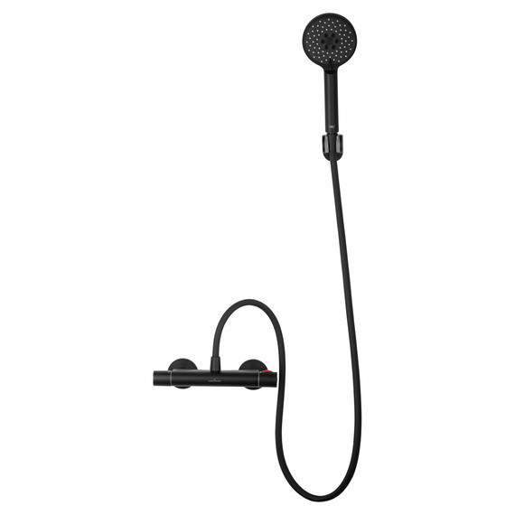 Смесители для душа с термостатом Wonzon & Woghand Inn WW-B1005-A-MB, чёрный - фото 2