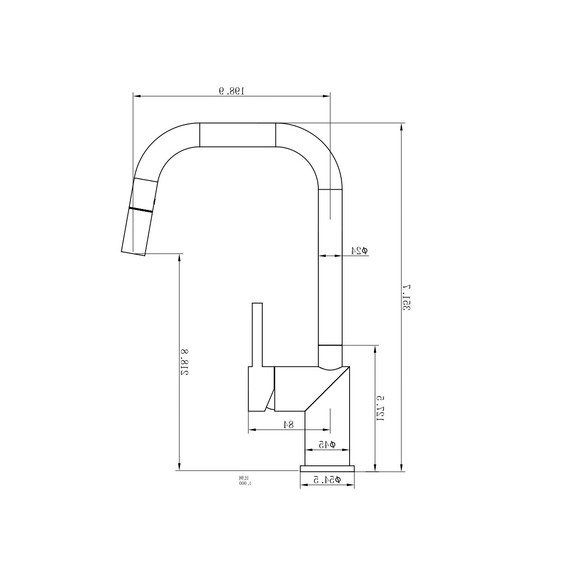 Смесители для кухни Wonzon & Woghand WW-6018-BS, никель - фото 4