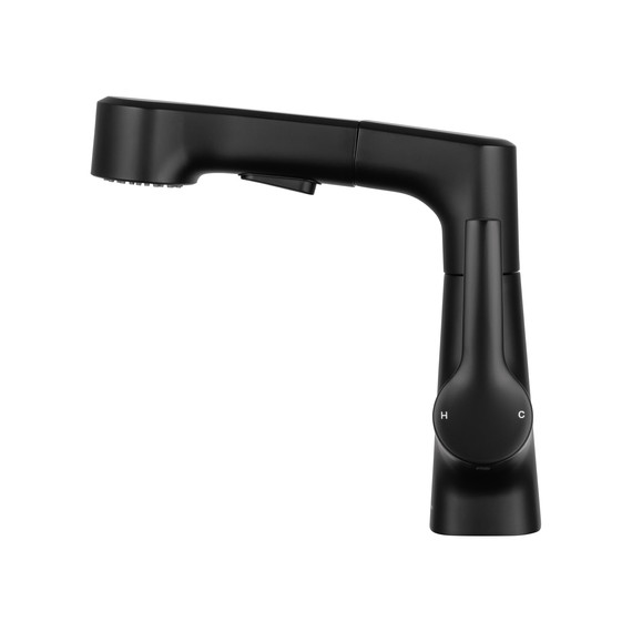 Смесители для раковины Wonzon & Woghand WW-121B108-MB, чёрный - фото 3