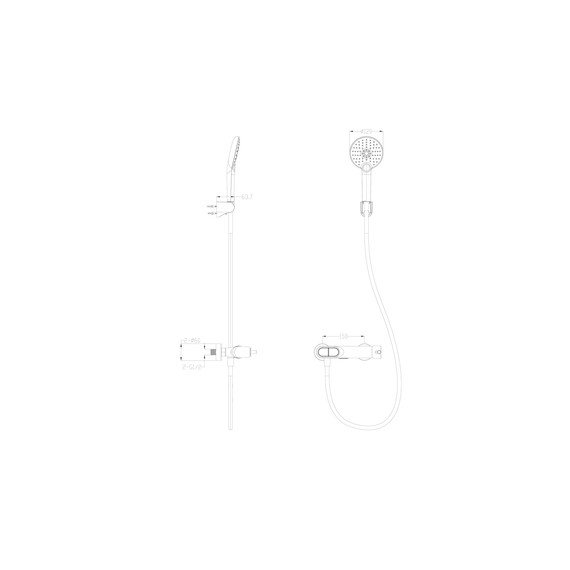 Смесители для душа Wonzon & Woghand Muse WW-A30902-MB, чёрный - фото 7