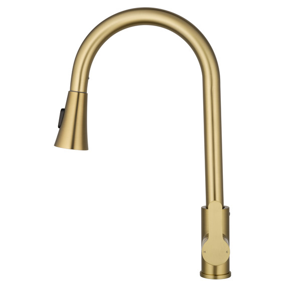 Смесители для кухни Wonzon & Woghand WW-121E201L-BG, золото - фото 4