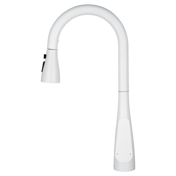 Смесители для кухни Wonzon & Woghand WW-121E201B-MW, белый - фото 4