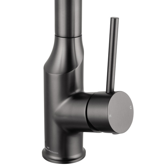 Смесители для кухни Wonzon & Woghand WW-A21252-BGG, тёмный графит - фото 5