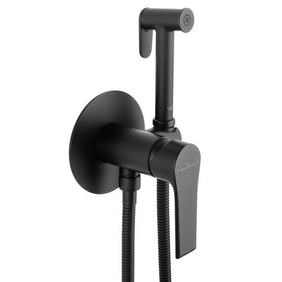 набор для гигиенического душа Wonzon & Woghand Brilliant WW-88829079-MB (со скрытой частью) чёрный - фото 4