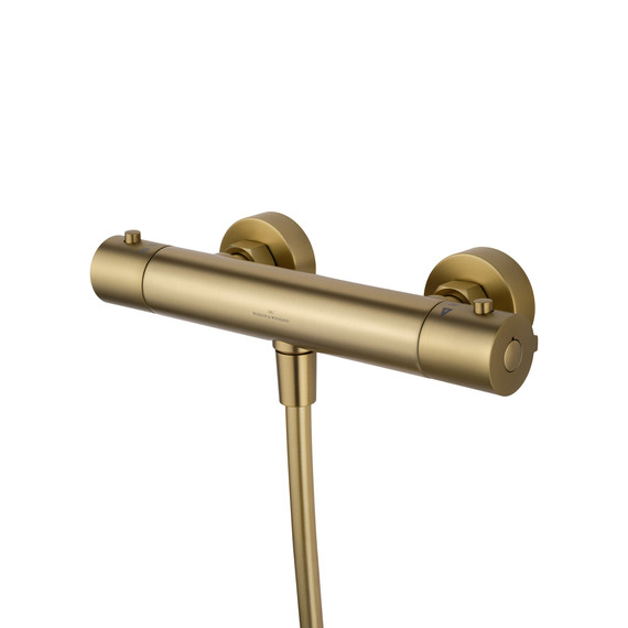 Смесители для душа с термостатом Wonzon & Woghand Inn WW-B2065-A-BG, золото - фото 3