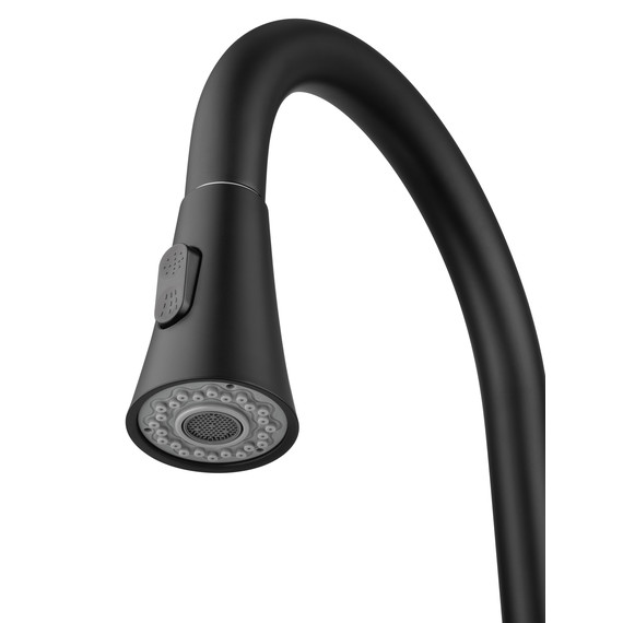 Смесители для кухни Wonzon & Woghand WW-121E201L-MB, чёрный - фото 4