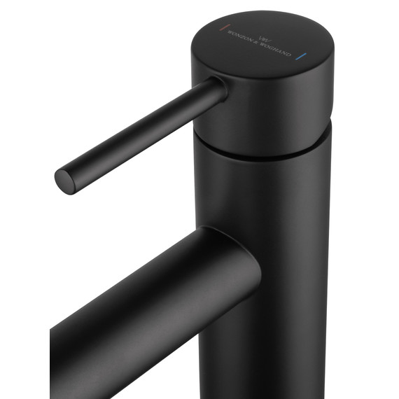 Смеситель для раковины напольный Wonzon & Woghand Stick WW-88649905-MB, чёрный - фото 4