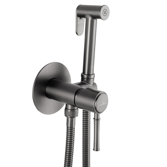 набор для гигиенического душа Wonzon & Woghand Tor WW-88829073-BGM (со скрытой частью) тёмный графит - фото 4