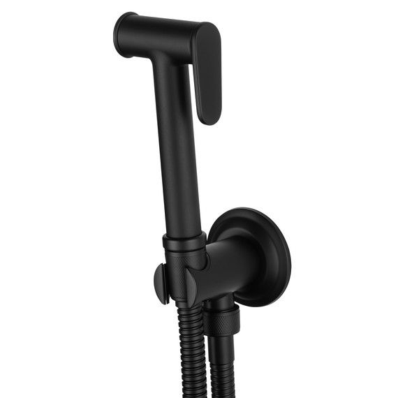 набор для гигиенического душа Wonzon & Woghand Steam WW-88849008-MB (со скрытой частью) чёрный - фото 4