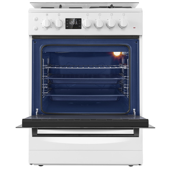 Газовая плита с электрической духовкой Maunfeld MGC60ECW05 - фото 3